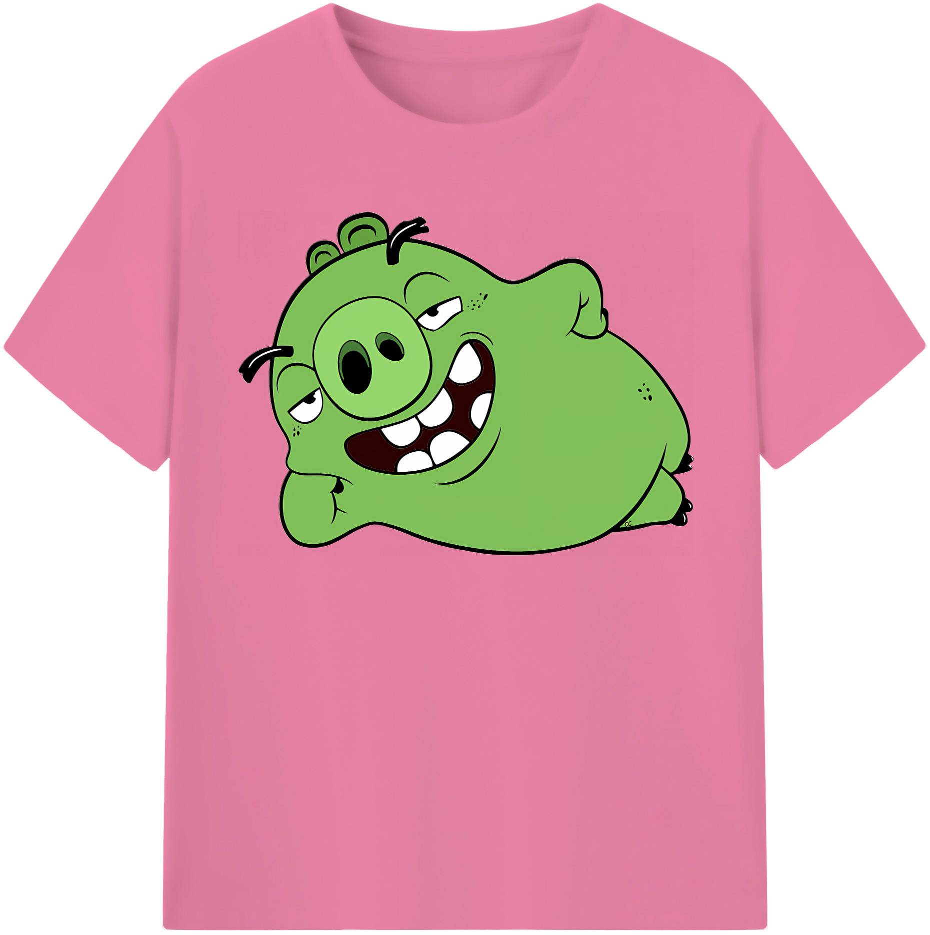 （画像用） Angry Birds アングリーバード 綿100％半袖Tシャツ（フロントプリント）